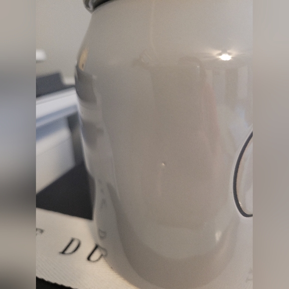 Rae Dunn Baby Canister Jar Gray Cookies - Picture 2 of 3